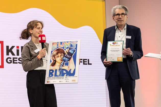 Nach Landessieg: Bronze für Schülerin aus Hessen bei Bundeswettbewerb „bunt statt blau“