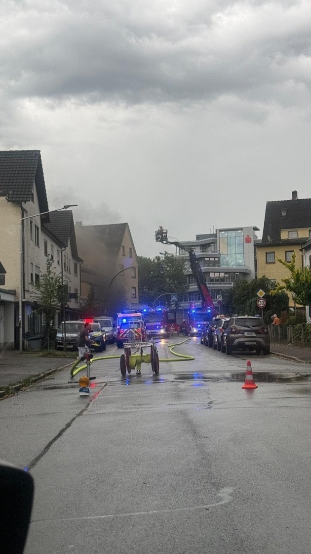 Feuerwehr Weil: Brand in Nagelstudio - Innenstadt Weil am Rhein