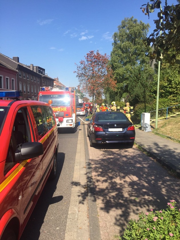 FW-Stolberg: Ausgelöster Heimrauchmelder am Montagmittag in einem Sechsfamilienhaus an der Prämienstraße