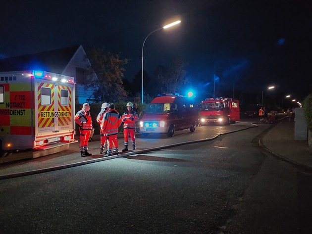 FW-RD: Feuerwehr rettet 3 Katzen nach Zimmerbrand in Schacht-Audorf