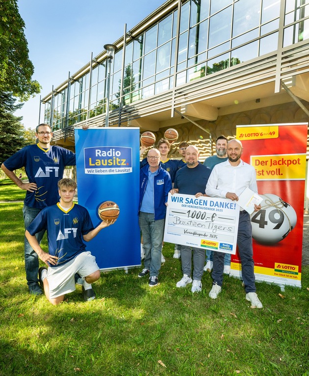Sachsenlotto-Vereinstausender für die Bautzen Tigers: Körbe für Leidenschaft und Teamgeist