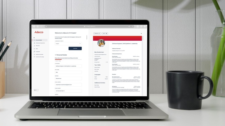 Comunicato stampa: Adecco lancia il CV Maker