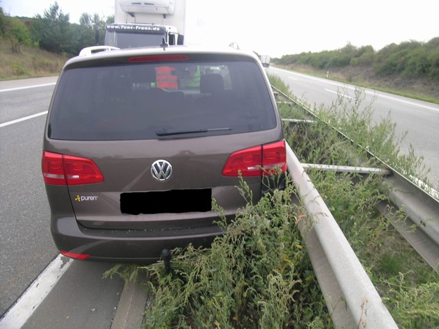 POL-PDKL: A63, Winnweiler, Kollision nach Fahrstreifenwechsel