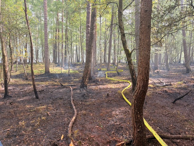 FW Heimbach: Stundenlanger und kräftezehrender Einsatz bei Waldbrand