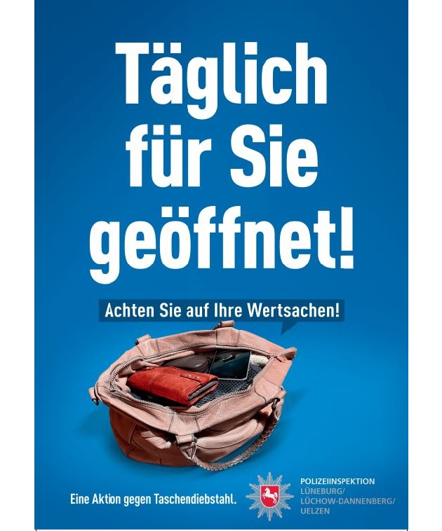 POL-LG: ++ Geldb&ouml;rse aus Handtasche in Einkaufsmarkt gestohlen - ... die Polizei mahnt ++ Abwesenheit genutzt - Kasse in Einkaufsmarkt aufgebrochen - mit Bargeld gefl&uuml;chtet ++ Mitarbeiterin getreten ++