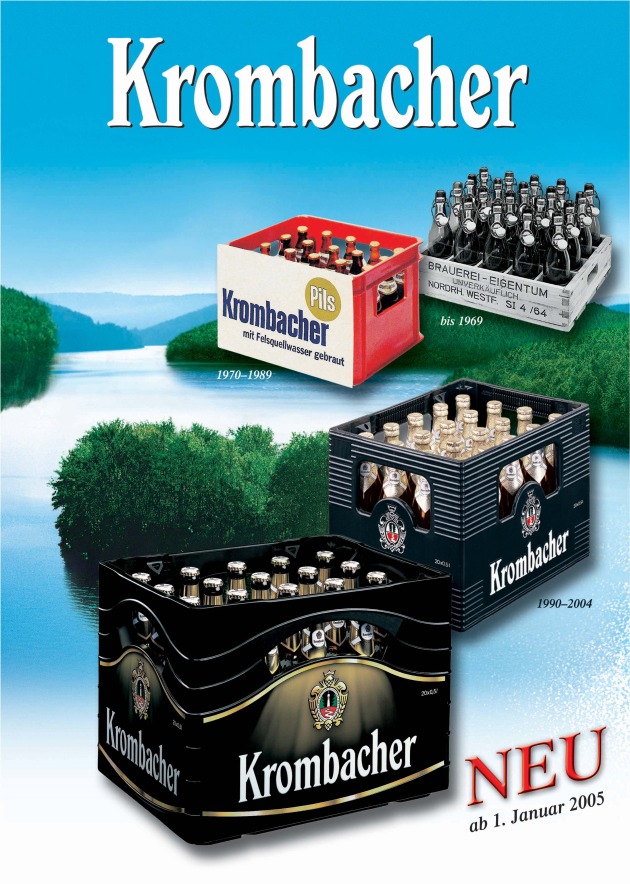 Krombacher Brauerei bringt neuen Kasten auf den Markt