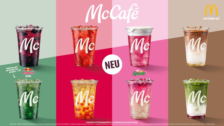 McDonald's Deutschland: Die neuen McCaf&eacute; Drinks: F&uuml;r den individuellen Lifestyle-Moment