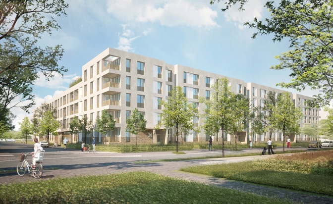 Richtfest f&uuml;r neues Wohnensemble in Karlsruhe