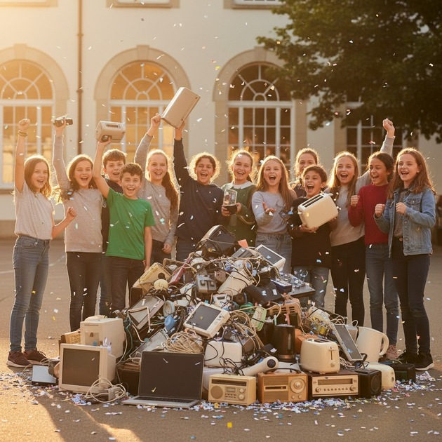 &Uuml;ber 110.000 Elektroteile gesammelt: E-Waste Race Hannover schreibt Erfolgsgeschichte / &Uuml;ber 56 Tonnen Elektroschrott - so viel wie 56 Kleinwagen - zur&uuml;ck in den Kreislauf gebracht