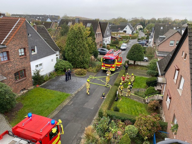 FW Ratingen: Feuerwehr verhindert Schlimmeres