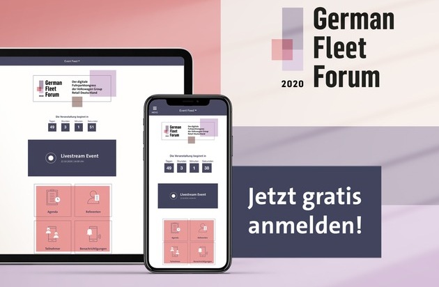 Volkswagen Group Retail Deutschland: German Fleet Forum: Kostenloses Livestream-Format für die Fuhrpark- und Großkundenbranche