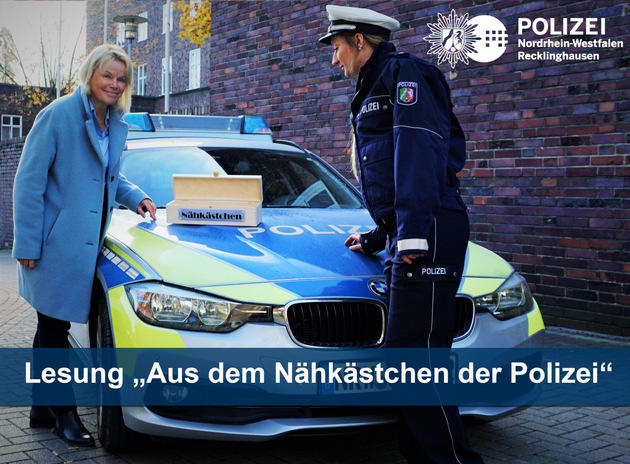 POL-RE: Kreis Recklinghausen / Bottrop: 
Lesung &quot;Aus dem Nähkästchen der Polizei&quot; - 
Karten ab sofort erhältlich