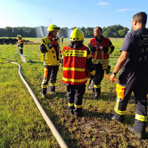 FW-ROW: Alarmübung des Zuges West: Einsatzübung und Stuckenborstel erfolgreich durchgeführt