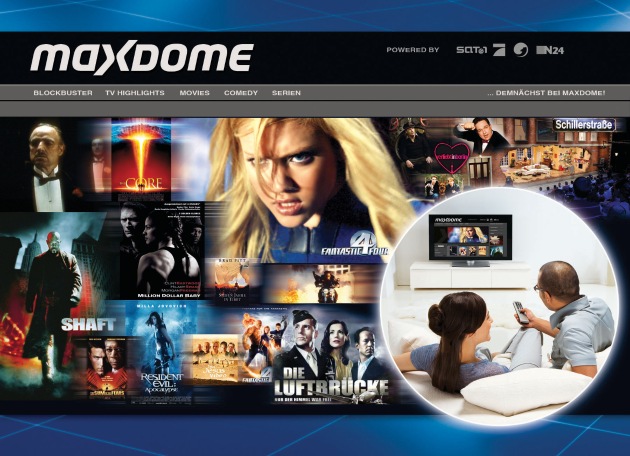 ProSiebenSat.1-Gruppe und United Internet AG starten Video-on-Demand-Portal maxdome&quot;