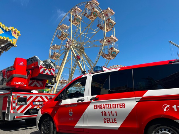 FW Celle: Befahrung Festplatz - Sch&uuml;tzenfest Celle!