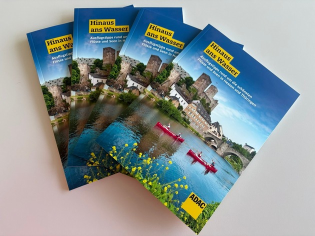 Neue Freizeitbrosch&uuml;re &bdquo;Hinaus ans Wasser&ldquo;: ADAC Hessen-Th&uuml;ringen stellt die sch&ouml;nsten Seen und Fl&uuml;sse der Region vor
