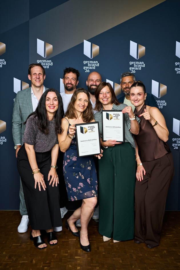 Badenova-Pressemeldung: Badenova gewinnt German Brand Award 2026