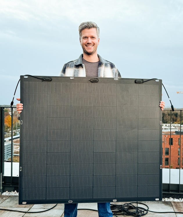 Kleines Kraftwerk launcht neue Flex-Serie mit elastischen Solarmodulen