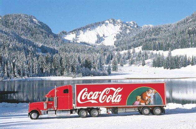 Der Coca-Cola Weihnachtstruck tourt wieder