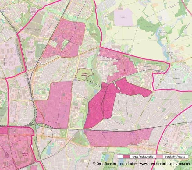 Glasfaser für Berlin Mitte und Hellersdorf ab sofort buchbar