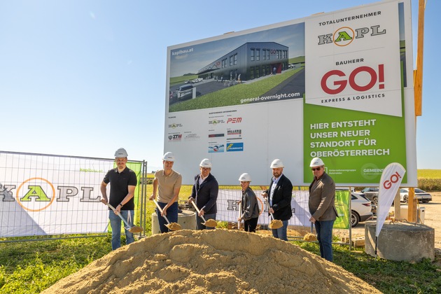 GO! investiert in Österreich: neuer Standort mit Regio-Hub in Steinhaus bei Wels / Spatenstich markiert den Startschuss für den Ausbau der österreichischen Infrastruktur