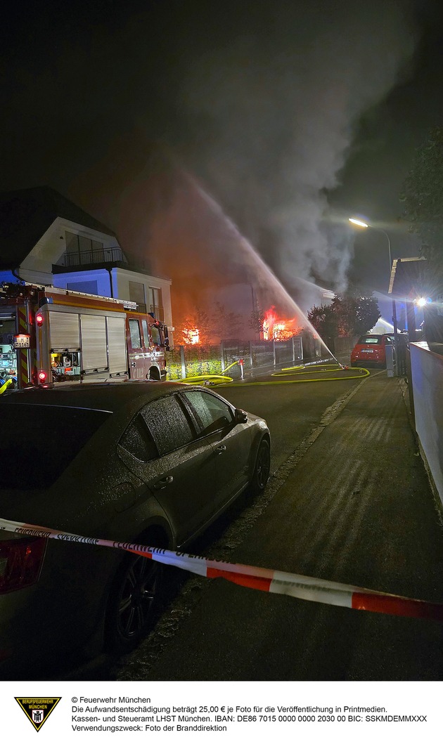 FW-M: Explosionen in Wohnhaus (Lerchenau)