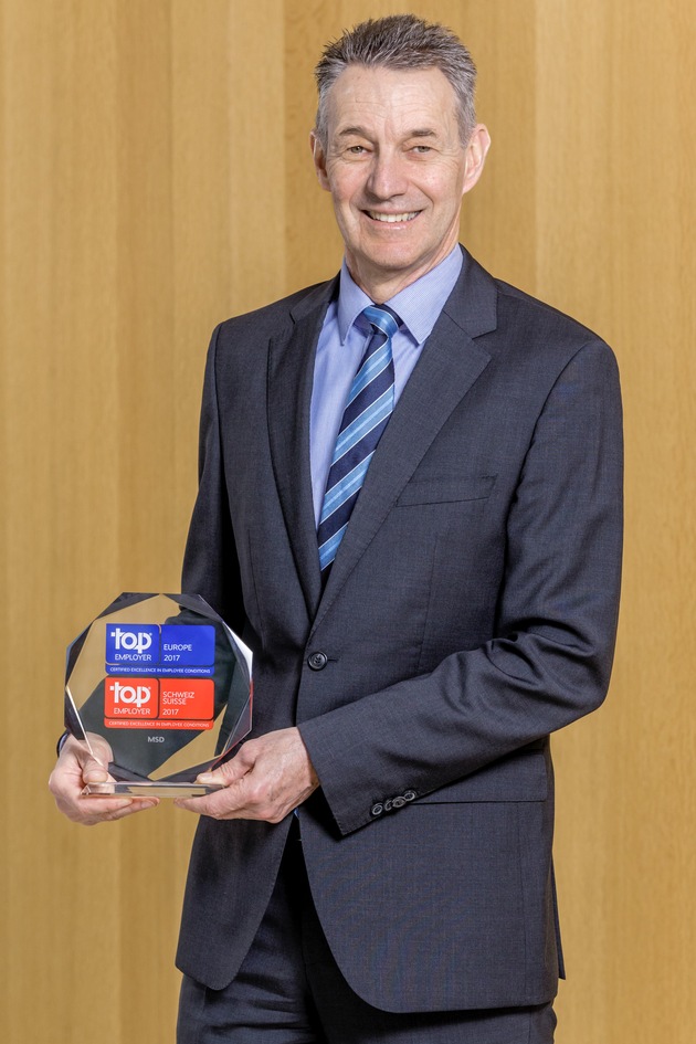 MSD en tant que « Top Employer Suisse 2017 » et « Top Employer Europe 2017 »
