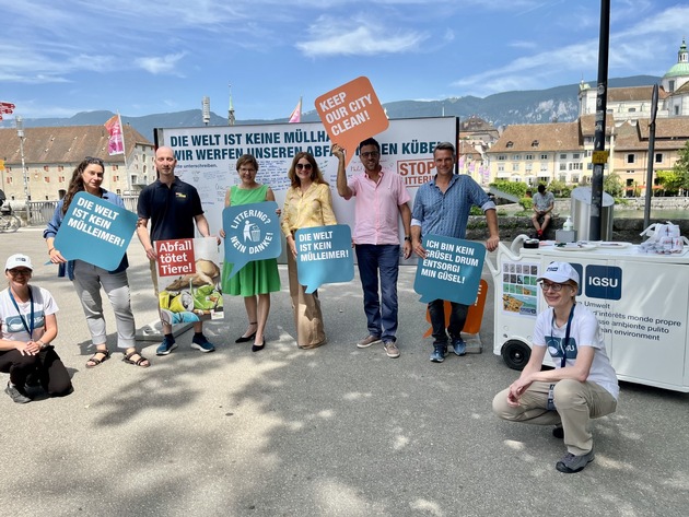 Medienmitteilung: «Littering in Solothurn: Unterschriften-Sammeln einmal anders»
