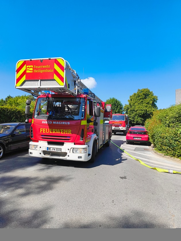 FW-Heiligenhaus: Drei Einsätze am Montagvormittag für die Feuerwehr