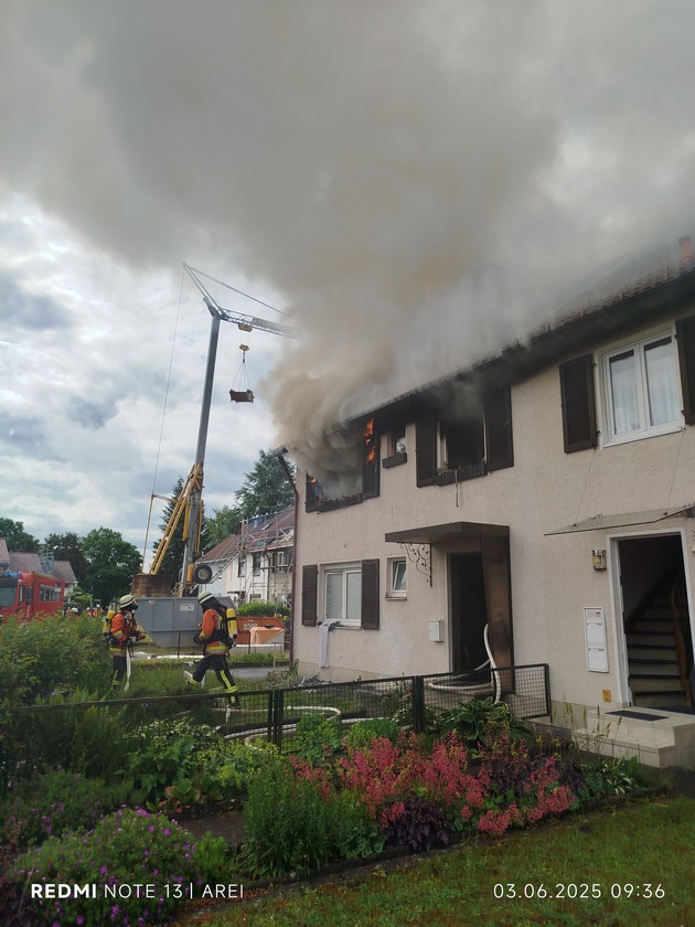 LRA-Ravensburg: Wohnungsbrand in der Siebenbürgenstraße in Wangen