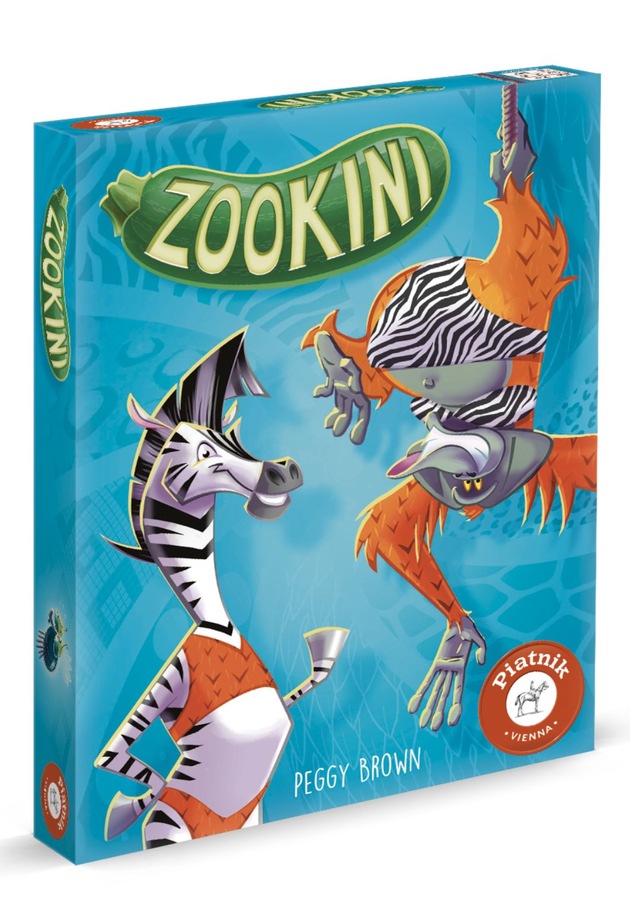 Zookini: „Bikini Day“ im Zoo - Skurriles Kartenablegespiel von Piatnik