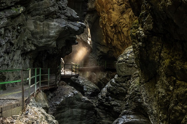 Breitachklamm Oberstdorf, Europas tiefste Felsenschlucht zum Naturwunder 2025 nominiert