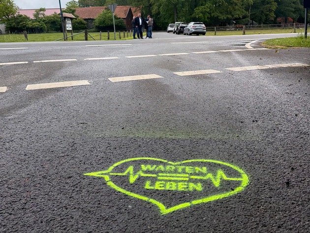 POL-BOR: "Warten = Leben" - Polizei und Verkehrswacht setzen Zeichen für mehr Verkehrssicherheit