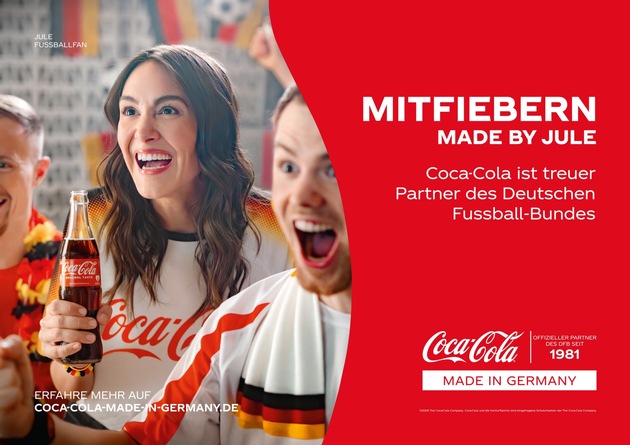 Coca-Cola ist &bdquo;made in Germany&ldquo;: Neue Kampagne r&uuml;ckt Wirtschaftskraft, Engagement und Arbeitspl&auml;tze in den Fokus