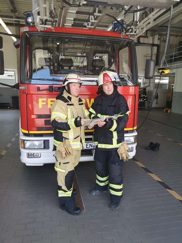 FW-EN: Neue Persönliche Schutzausrüstung (PSA) für die Feuerwehr Ennepetal