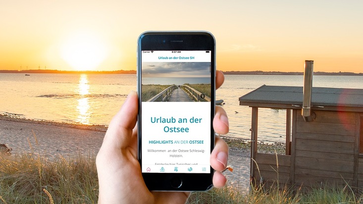 Zum Tourismusstart in Schleswig-Holstein: Neue App mit Alternativen an der Ostsee