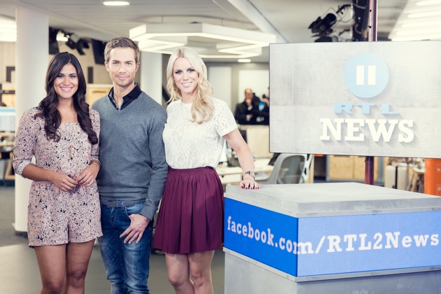 Jung, authentisch, näher dran: &quot;RTL II News&quot; mit neuem Studio, Design und Konzept