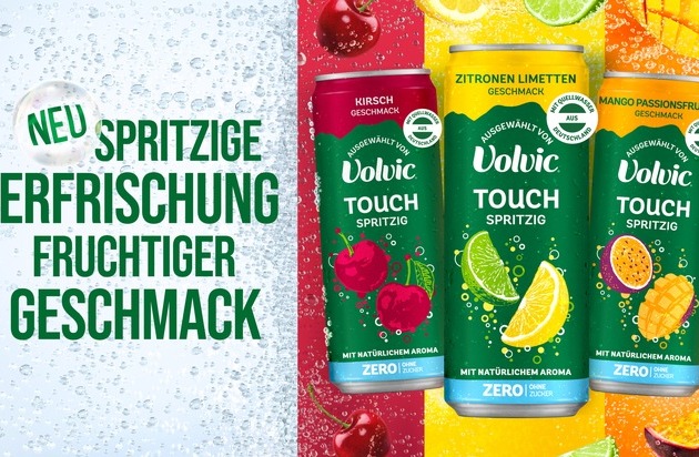 Volvic präsentiert Touch Spritzig Zero: Die prickelnde Abkühlung für den Sommer