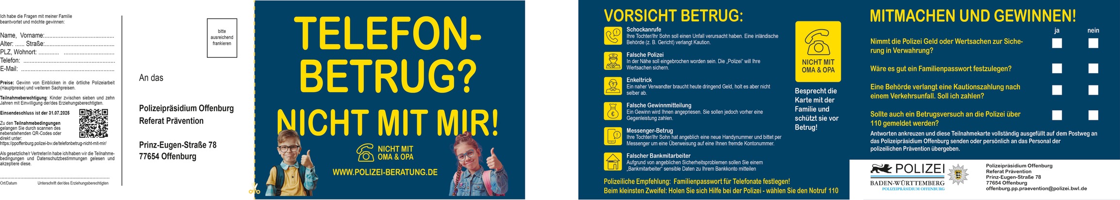 POL-OG: Mittelbaden - Kinder als Präventionsbotschafter