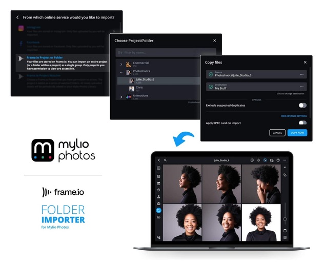 Pressemitteilung: Mylio Photos unterstützt jetzt auch Frame.io Camera to Cloud