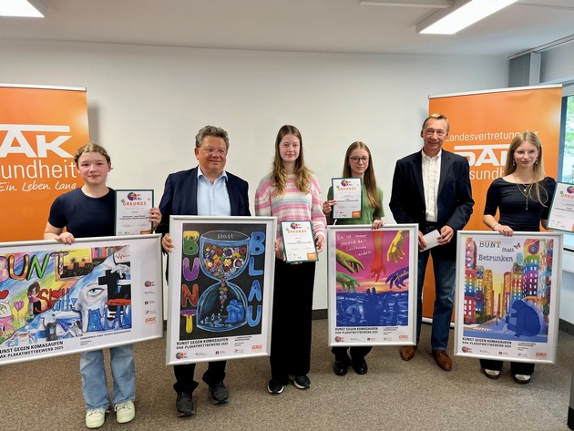 Niedersachsen: Schülerin aus Hannover gewinnt landesweiten Plakatwettbewerb gegen das Rauschtrinken