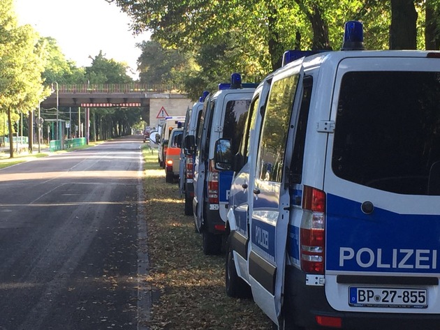 BPOLI MD: Die Bundespolizeiinspektion Magdeburg informiert zum Fußballspiel des 1. FC Magdeburg gegen Hertha BSC Berlin