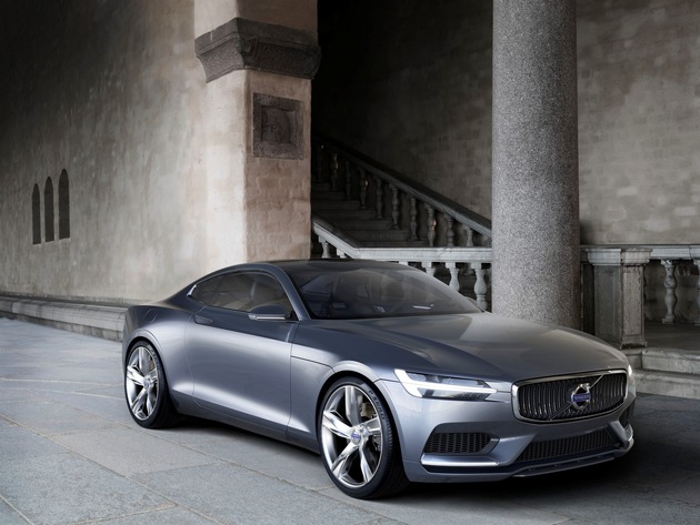 Volvo Concept Coupé - der P1800 einer neuen Generation: Neue skalierbare Plattform erlaubt elegante und selbstbewusste Studie (BILD/VIDEO)