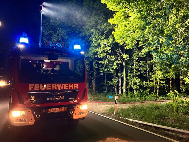 FW Lage: Feuer Fläche/Wald - 10.05.25 - 22:12 Uhr
