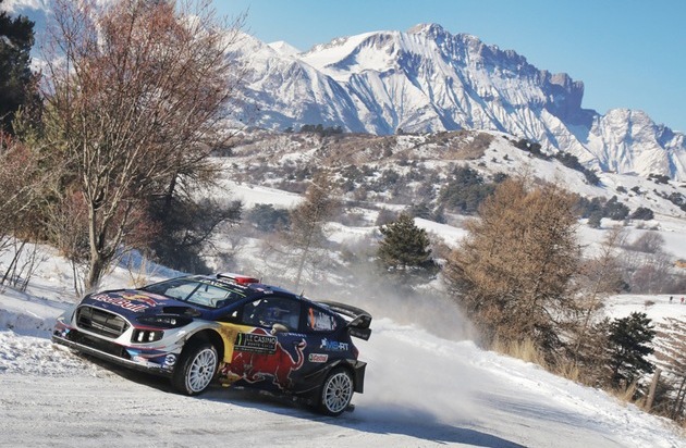 Ford-Werke GmbH: Ford Fiesta WRC gewinnt bei seinem Rallye-WM-Debüt die Rallye Monte Carlo
