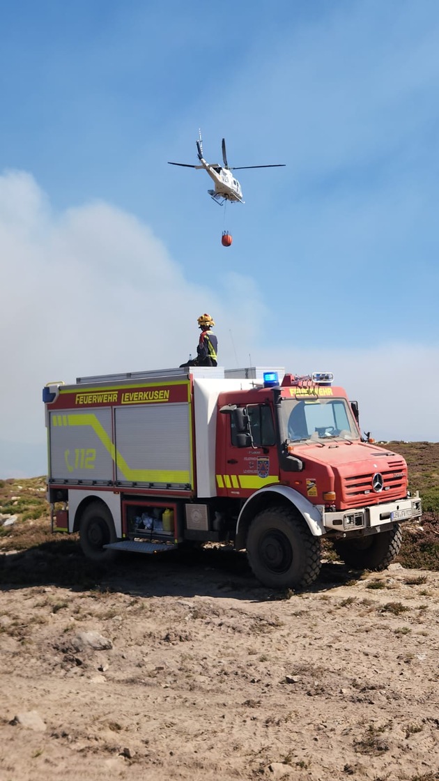 FW-BN: 5. Folgemeldung Feuerwehren aus Bonn, Düsseldorf, Leverkusen, Königswinter und Ratingen auf dem Weg zu Waldbrandeinsatz in Spanien