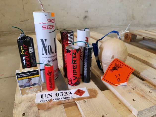 HZA-R: Zoll warnt vor gef&auml;hrlichem Feuerwerk aus dem Ausland