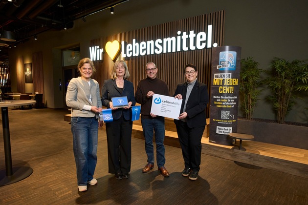 Presse-Information: Cents aufrunden und Gutes tun