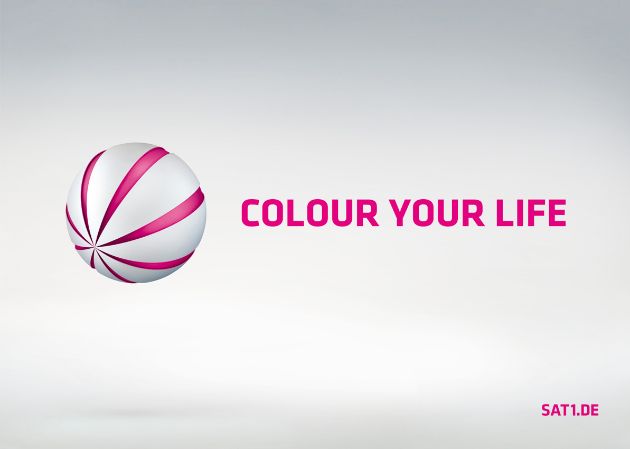 Colour your life! Startschuss für das Sat1.-Redesign mit neuem Ball, neuem Claim und farbenfroher Lebensfreude