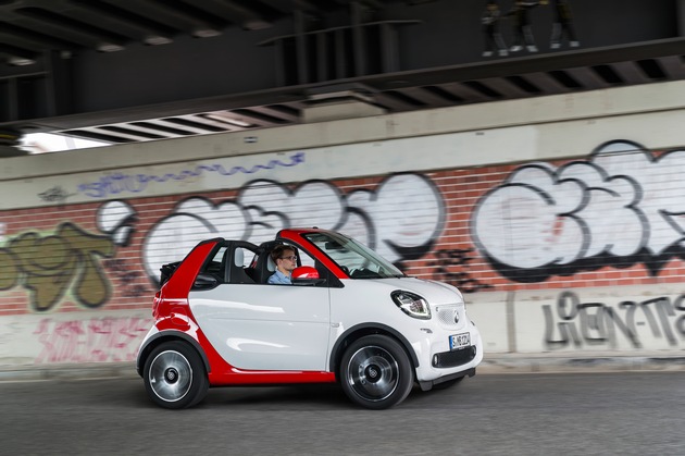smart auf der IAA 2015 - Weltpremiere des smart fortwo cabrio